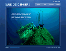 Tablet Screenshot of bluedescenders.com